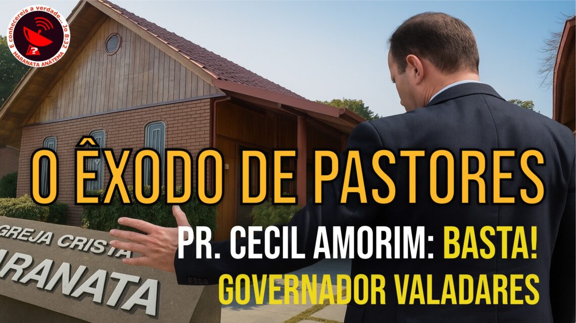 PASTOR CECIL AMORIM SE DESLIGA DA ICM