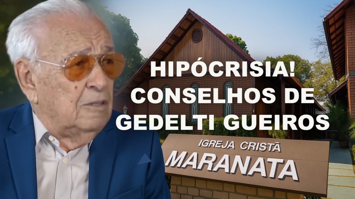 GEDELTI NÃO SEGUE SEUS PRÓPRIOS CONSELHOS