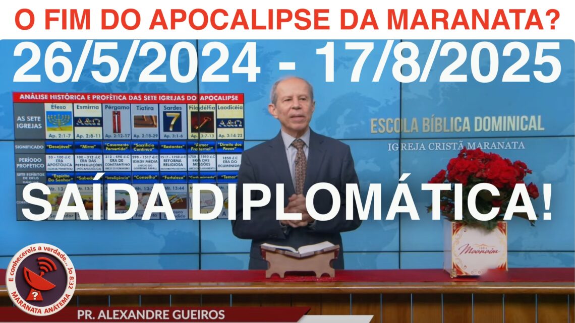 O FIM DO APOCALIPSE NA IGREJA MARANATA!