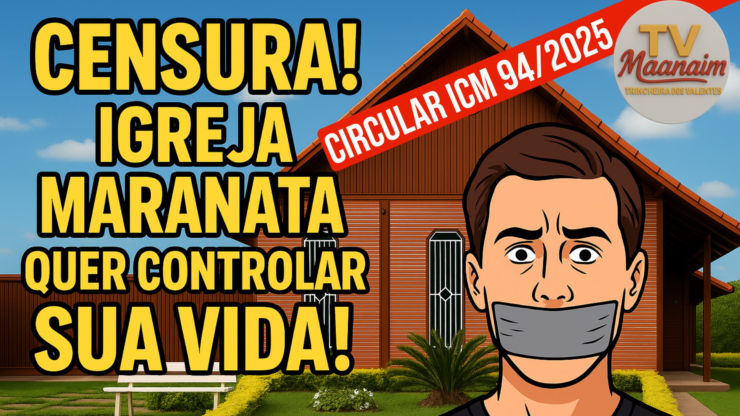 IGREJA MARANATA QUER CONTROLAR SUA VIDA!