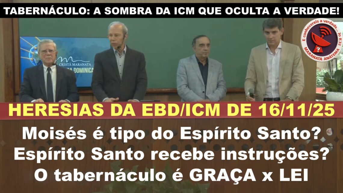 TABERNÁCULO NA MARANATA: A SOMBRA QUE OCULTA A VERDADE
