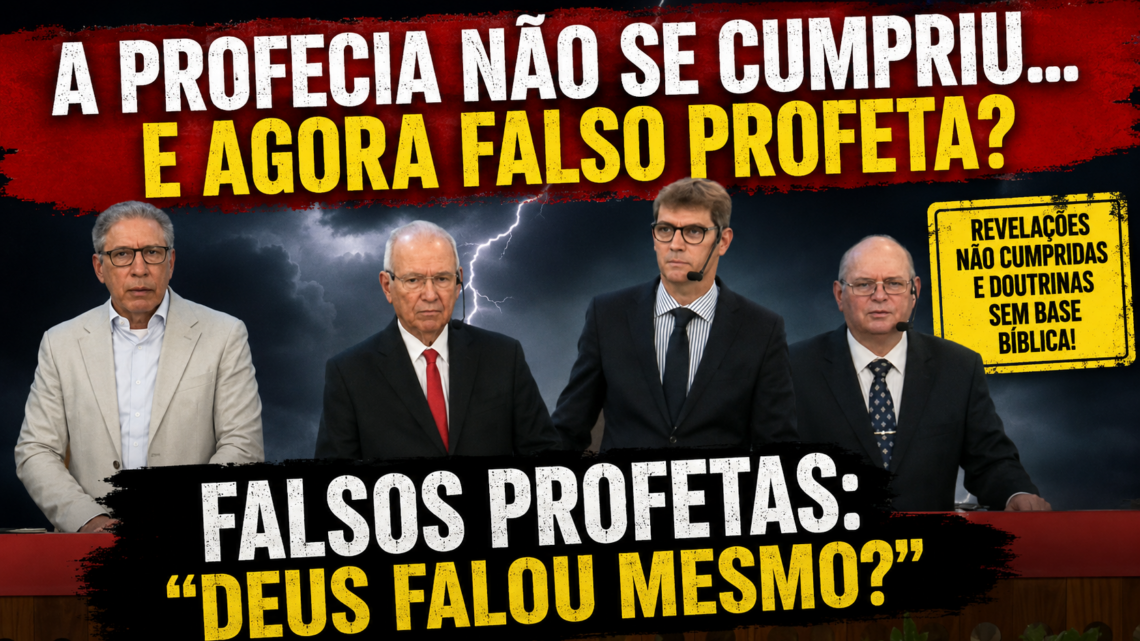 A PROFECIA DA MARANATA NÃO SE CUMPRIU… E AGORA FALSO PROFETA?