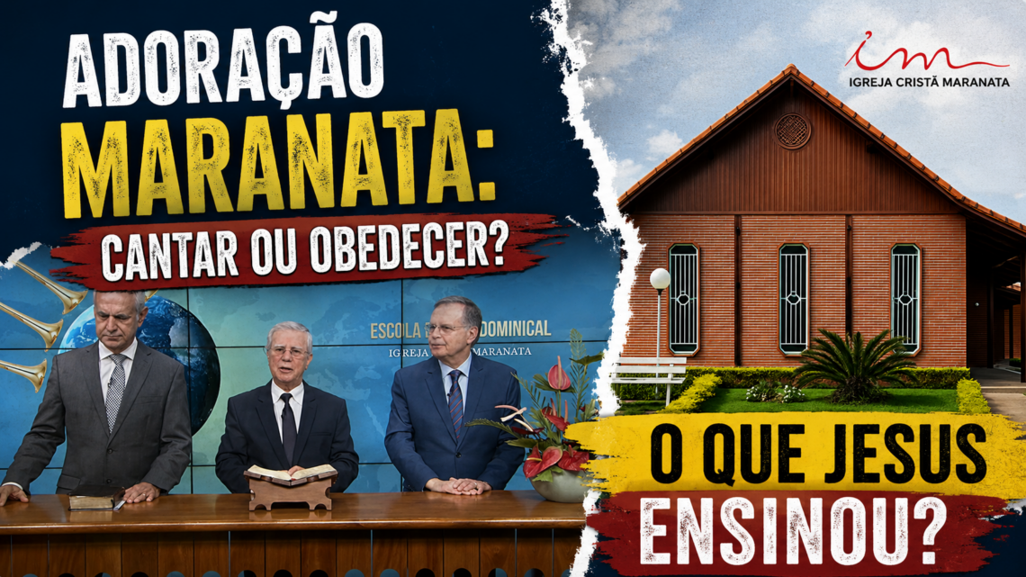 ADORAÇÃO MARANATA: CANTAR OU OBEDECER A JESUS?